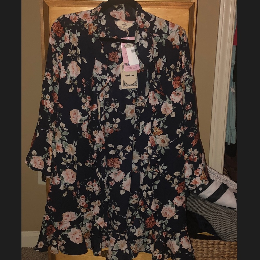 Floral kimono